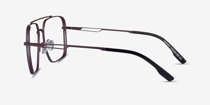 Townes Brown Black Metal Eyeglass Frames from EyeBuyDirect