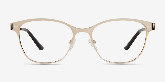 Digital Gold Metal Eyeglass Frames from EyeBuyDirect