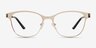 Digital Gold MetalEyeglass Frames from EyeBuyDirect, Front View