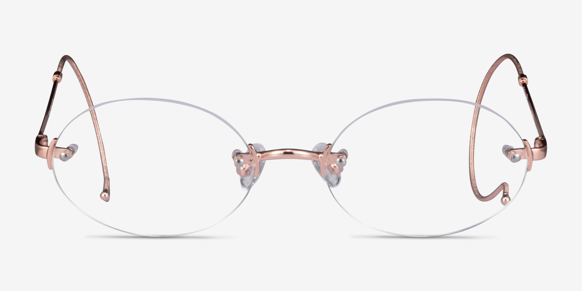 Dotte Oval Rose Gold Glasses For Women Eyebuydirect 3748