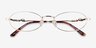 Juliet Gold MetalEyeglass Frames from EyeBuyDirect, Closed View