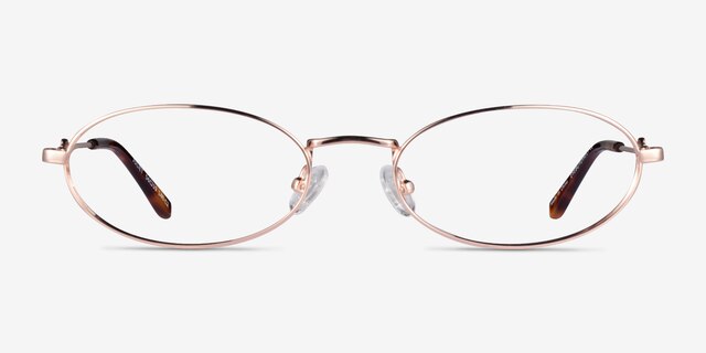 Juliet Rose Gold MetalEyeglass Frames from EyeBuyDirect, Front View