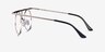 Framework Light Gold MetalEyeglass Frames from EyeBuyDirect, Side View