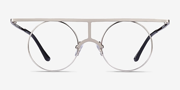 Framework Silver Metal Eyeglass Frames