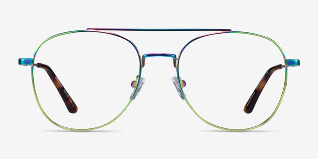 Empower Rainbow MetalEyeglass Frames from EyeBuyDirect, Front View