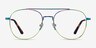 Empower Rainbow MetalEyeglass Frames from EyeBuyDirect, Front View