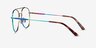 Empower Rainbow MetalEyeglass Frames from EyeBuyDirect, Side View