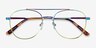 Empower Rainbow MetalEyeglass Frames from EyeBuyDirect, Closed View