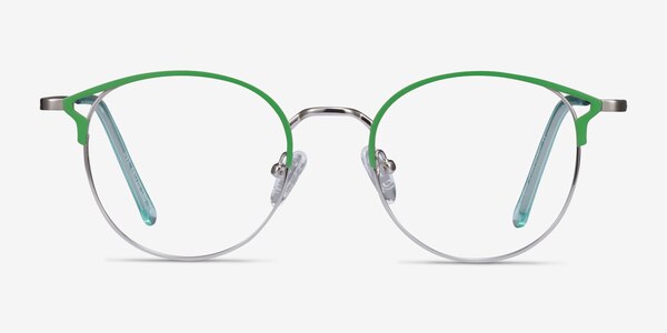Jive Green Metal Eyeglass Frames