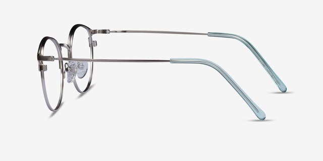 Jive Green MetalEyeglass Frames from EyeBuyDirect, Side View