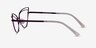 Mila Purple MetalEyeglass Frames from EyeBuyDirect, Side View