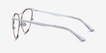 Mau White Gold MetalEyeglass Frames from EyeBuyDirect, Side View