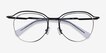 Duo Black Silver MetalEyeglass Frames from EyeBuyDirect, Closed View