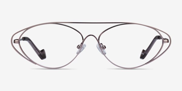 Freeform Gunmetal Metal Eyeglass Frames