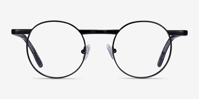 Task Black Metal Eyeglass Frames from EyeBuyDirect