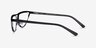 Loom Black MetalEyeglass Frames from EyeBuyDirect, Side View