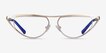 Loom Gold MetalEyeglass Frames from EyeBuyDirect, Front View