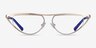 Loom Gold MetalEyeglass Frames from EyeBuyDirect, Front View