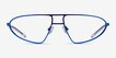 Proto Blue Black MetalEyeglass Frames from EyeBuyDirect, Front View