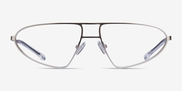 Proto Silver Black Métal Montures de lunettes de vue