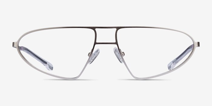 Proto Silver Black Metal Eyeglass Frames from EyeBuyDirect