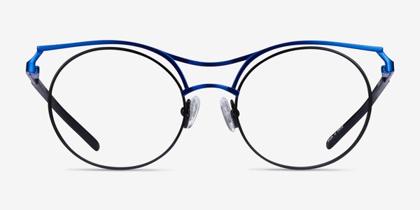 Proximo Blue Black Métal Montures de lunettes de vue
