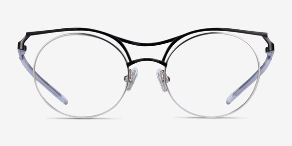 Proximo Black Silver Métal Montures de lunettes de vue