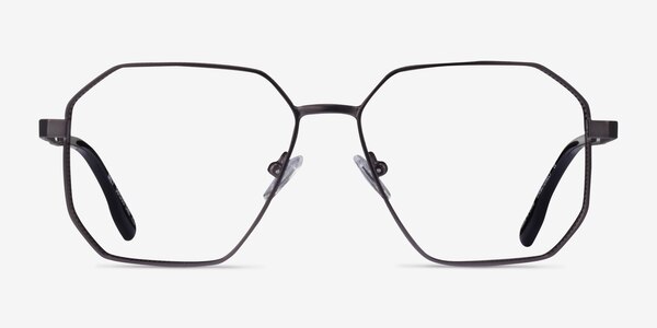 Met Gunmetal Blue Métal Montures de lunettes de vue