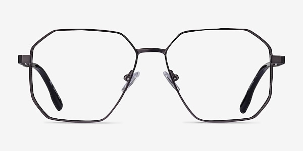 Met Gunmetal Blue Metal Eyeglass Frames