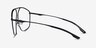 Station Black MetalEyeglass Frames from EyeBuyDirect, Side View