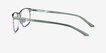 Careerist Silver Green MetalEyeglass Frames from EyeBuyDirect, Side View