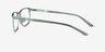 Careerist Silver Green MetalEyeglass Frames from EyeBuyDirect, Side View