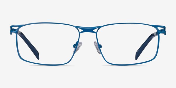 Nexus Blue Metal Eyeglass Frames