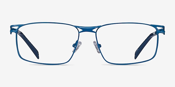 Nexus Blue Metal Eyeglass Frames