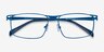Nexus Blue MetalEyeglass Frames from EyeBuyDirect, Closed View