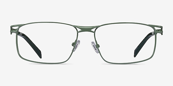 Nexus Green Metal Eyeglass Frames