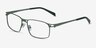 Nexus Green MetalEyeglass Frames from EyeBuyDirect, Angle View