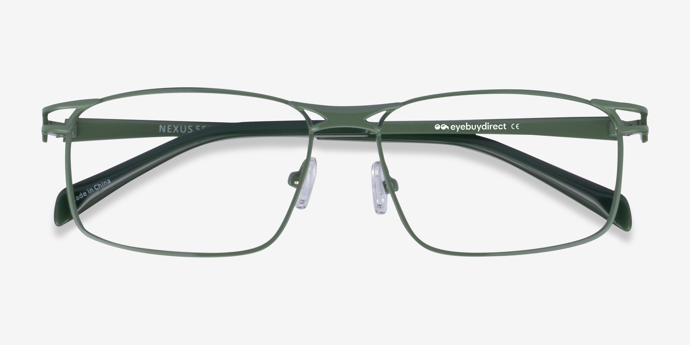 Nexus Rectangle Green Full Rim Eyeglasses Eyebuydirect Canada