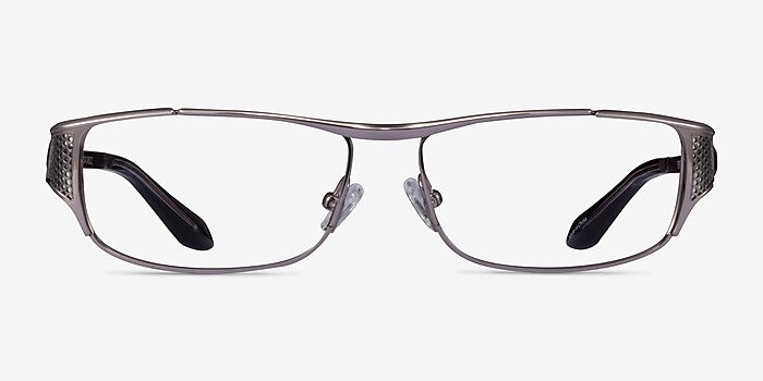Pro Gunmetal Black Red Metal Eyeglass Frames from EyeBuyDirect