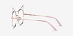 Singapura Rose Gold MetalEyeglass Frames from EyeBuyDirect, Side View
