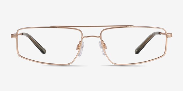 Altitude Satin Gold Metal Eyeglass Frames