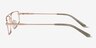 Altitude Satin Gold MetalEyeglass Frames from EyeBuyDirect, Side View