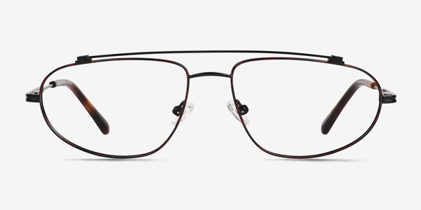 Uniform Matte Black Métal Montures de lunettes de vue