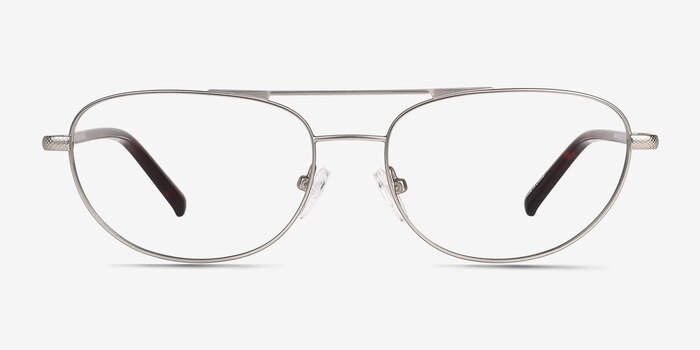 Vic Matt Silver Tortoise Metal Eyeglass Frames from EyeBuyDirect