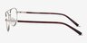 Vic Matt Silver Tortoise MetalEyeglass Frames from EyeBuyDirect, Side View