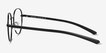 Motivate Matt Black MetalEyeglass Frames from EyeBuyDirect, Side View