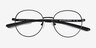 Motivate Matt Black MetalEyeglass Frames from EyeBuyDirect, Closed View