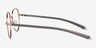 Motivate Rose Gold MetalEyeglass Frames from EyeBuyDirect, Side View