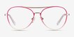 Sparkle Gradient Red MetalEyeglass Frames from EyeBuyDirect, Front View