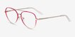 Sparkle Gradient Red MetalEyeglass Frames from EyeBuyDirect, Angle View